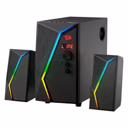 Caixa de Som Gamer Redragon Anvil GS520 Pro RGB USB 3.5mm - Preto